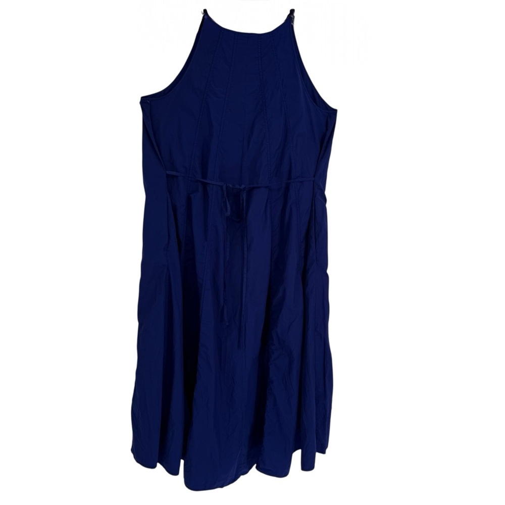 Athleta Canopy Parachute Nylon Maxi Swing Dress Purple Lightweight size Medium - Picture 3 of 10